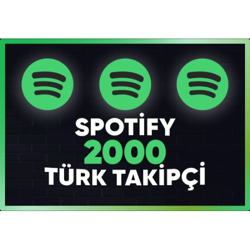  ⚡ TÜRK SPOTİFY 2000 TAKİPÇİ ⚡